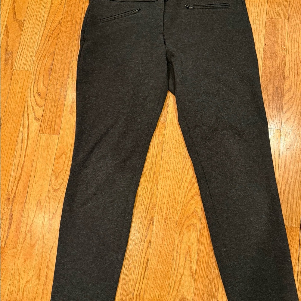 LOFT Marisa Skinny Charcoal Pants